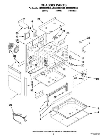 Diagram for JGS8850CDS00