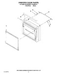 Diagram for 08 - Freezer Door Parts