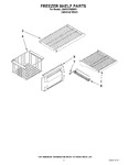 Diagram for 03 - Freezer Shelf Parts