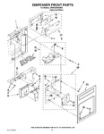 Diagram for 12 - Dispenser Front Parts