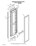 Diagram for 10 - Freezer Door Parts