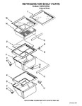 Diagram for 03 - Refrigerator Shelf Parts