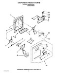 Diagram for 08 - Dispenser Front Parts