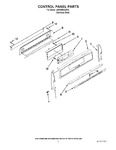 Diagram for 02 - Control Panel Parts