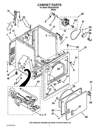 Diagram for MGDC200XW2