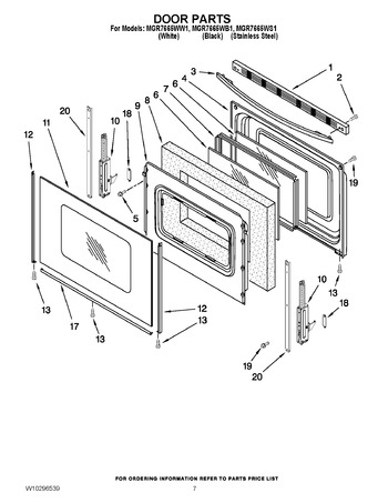 Diagram for MGR7665WS1