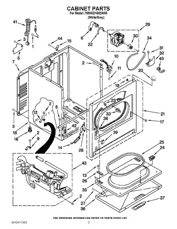 Diagram for 7MWGD1602AW0