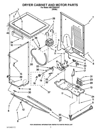 Diagram for MGT3800XW1