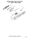 Diagram for 02 - Control Panel And Latch Parts