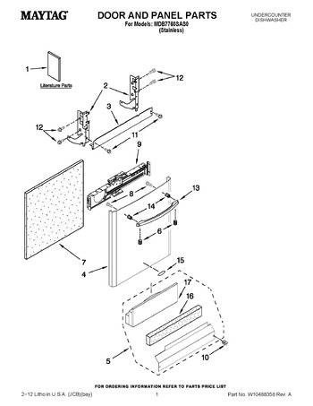 Diagram for MDB7760SAS0