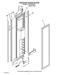 Diagram for 11 - Freezer Door Parts