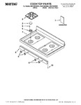 Diagram for 01 - Cooktop Parts