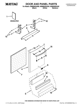 Diagram for MDB8959SAS0