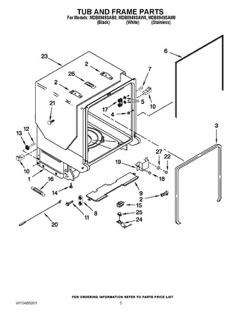 Diagram for MDB8949SAW0