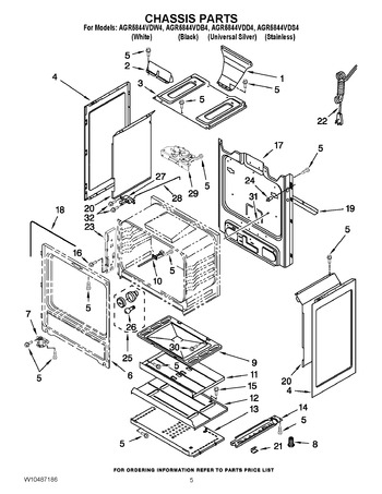 Diagram for AGR5844VDW4