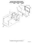 Diagram for 04 - Upper Oven Door Parts