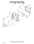 Diagram for 03 - Lower Oven Door Parts