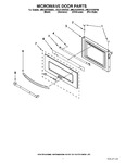 Diagram for 03 - Microwave Door Parts