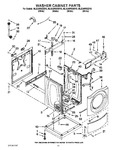 Diagram for 09 - Washer Cabinet Parts