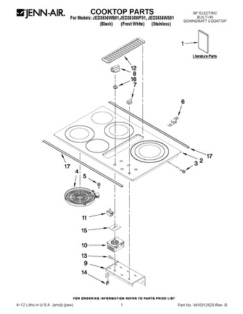 Diagram for JED3536WB01