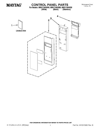 Diagram for MMV1164WW0