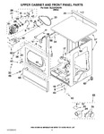 Diagram for 03 - Upper Cabinet And Front Panel Parts