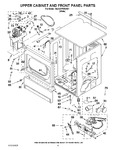 Diagram for 03 - Upper Cabinet And Front Panel Parts