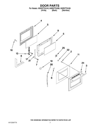 Diagram for MGR8772WS0