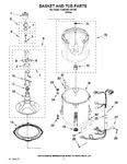 Diagram for 03 - Basket And Tub Parts