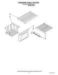 Diagram for 03 - Freezer Shelf Parts