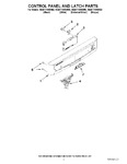 Diagram for 02 - Control Panel And Latch Parts