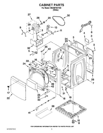 Diagram for MGDB750YW2