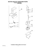 Diagram for 14 - Motor And Ice Container Parts