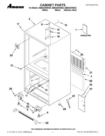 Diagram for ABB2224WEB2