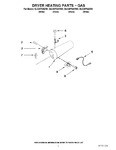 Diagram for 05 - Dryer Heating Parts - Gas