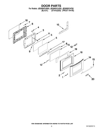 Diagram for JES8850CAF00