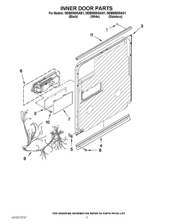 Diagram for MDB8959SAW1