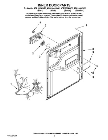 Diagram for ADB2500AWB2