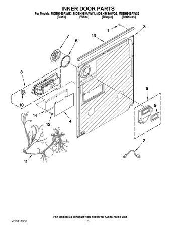 Diagram for MDBH969AWB3