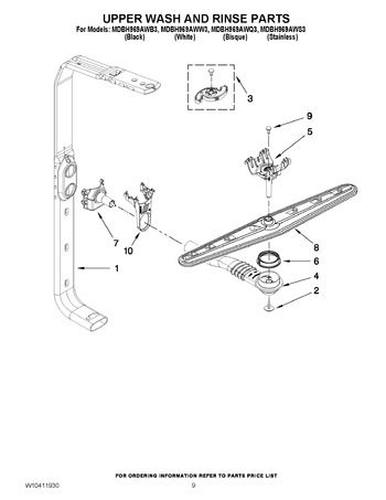 Diagram for MDBH969AWB3