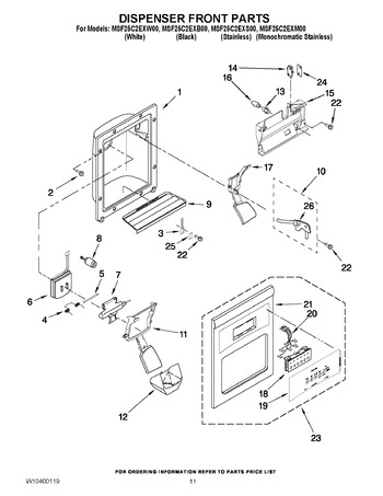 Diagram for MSF25C2EXM00