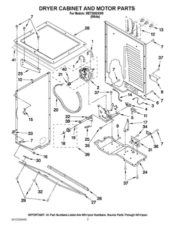 Diagram for MET3800XW0