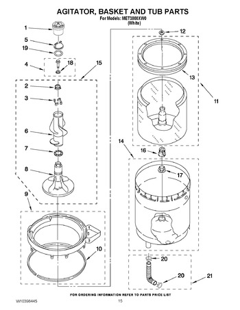 Diagram for MET3800XW0