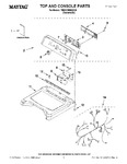 Diagram for 01 - Top And Console Parts