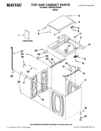 Diagram for 7MMVWC220AW0