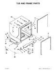 Diagram for 05 - Tub And Frame Parts