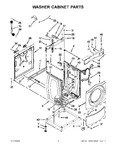 Diagram for 09 - Washer Cabinet Parts