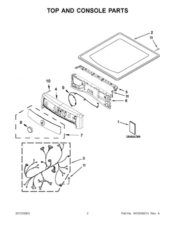 Diagram for MED7000AW0