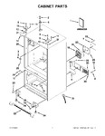 Diagram for 01 - Cabinet Parts