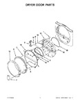 Diagram for 07 - Dryer Door Parts